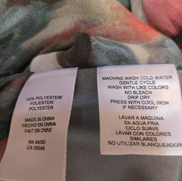 RACHEL ROY Painted Brush Strokes Sleeveless Midi Dress. Size Small - Picture 8 of 11